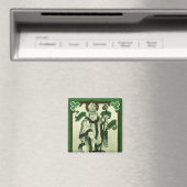 Vintage - Erin Go Bragh - St. Patrick's Grüße Magnet (In Situ (Geschirrspüler))