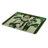 Vintage - Erin Go Bragh - St. Patricks Grüße Schneidebrett (Ecke)