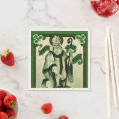 Vintage - Erin Go Bragh - St. Patrick's Grüße Serviette (Beispiel)