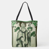 Vintage - Erin Go Bragh - St. Patrick's Grüße Tasche (Rückseite)