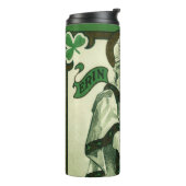 Vintage - Erin Go Bragh - St. Patricks-Grüße Thermosbecher (Nach links gedreht)