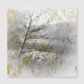 Vintage Erinnerungen am Seeufer Magnetkarte (Vorderseite)