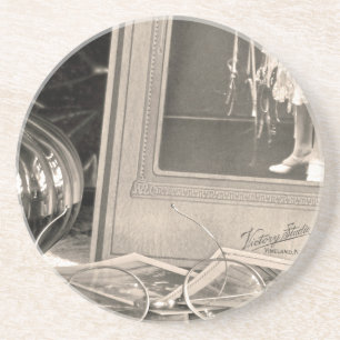 Vintage Erinnerungen Getränkeuntersetzer