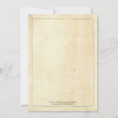 Vintage Erinnerungstag-GRILLEN Einladung (Rückseite)