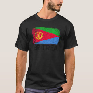 Vintage eritreische Flagge aus Eritrea T-Shirt