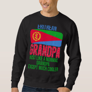 Vintage eritreische Grandpa Eritrea Fahne für Vate Sweatshirt