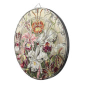 Vintage Ernst Haeckel Orchid Botanical Print Dartscheibe (Vorderseite rechts)