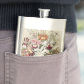 Vintage Ernst Haeckel Orchid Botanical Print Flachmann (Beispiel)