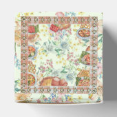 Vintage-Ernte-Blumen Geschenkschachtel (Oben)