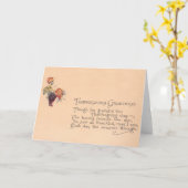 Vintage Erntedank-Freund-Gruß-Karte Karte (Gelbe Blume)