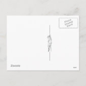 Vintage Erntedank-Grüße & Postkarte (Rückseite)