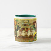 Vintage Erntedank-Tasse Tasse (Zentrum)