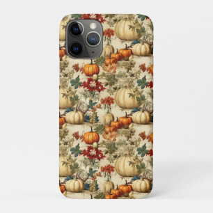Vintage-Erntedankfest-Kürbis-Blumen-Ernte Case-Mate iPhone Hülle