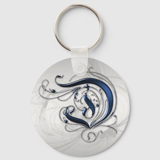 Vintage erste D Schlüsselanhänger (Vorderseite)