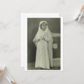 Vintage Erste Kommune Karte (Vorderseite/Rückseite Beispiel)