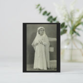 Vintage Erste Kommune Postkarte (Stehend Vorderseite)