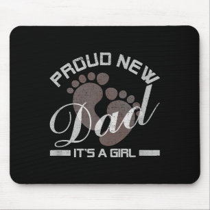 Vintage Erster Mal Daddy Lustig Stolzer Neuer Vate Mousepad