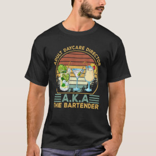 Vintage-Erwachsenentagesstättenleiter Aka Der Bark T-Shirt