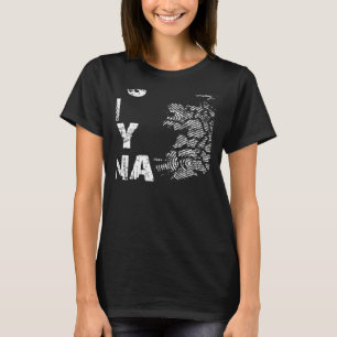 Vintage Es Ist In Meiner DNA Irland Fingerabdruck T-Shirt