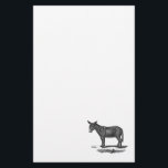 Vintage Esel-Illustration - Esel 1800's Briefpapier<br><div class="desc">Briefpapier - kundengebundener Briefkopf-Anmerkungs-Papier-Schablonen-freier Raum DIY personifizieren mit Ihrem eigenen Namen, kopieren, entwerfen, zitieren, Monogramm, Fotografie. Benutzen Sie unsere coolen Vorlagen, Grafik, Fotos, Grafiken und Illustrationen, dann addieren Sie Namen, Text, Zitate und Monogramme, um Ihr eigenes Briefpapier herzustellen. Klicken Sie "besonders anfertigen es!" an knöpfen Sie, um es personalisiert oder...</div>