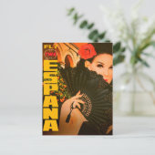 Vintage Espana Reise Postkarte (Stehend Vorderseite)