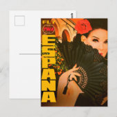 Vintage Espana Reise Postkarte (Vorne/Hinten)