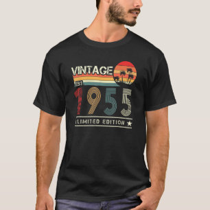 Vintage Est 1955 67. Geburtstag 67 Jahre alt T-Shirt