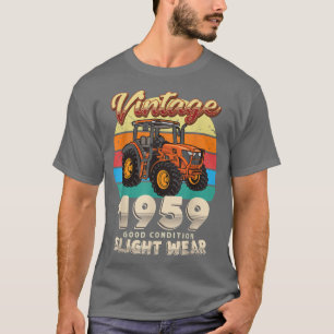 Vintage Est 1959 Farmer Traktor 63. Geburtstag 63 T-Shirt
