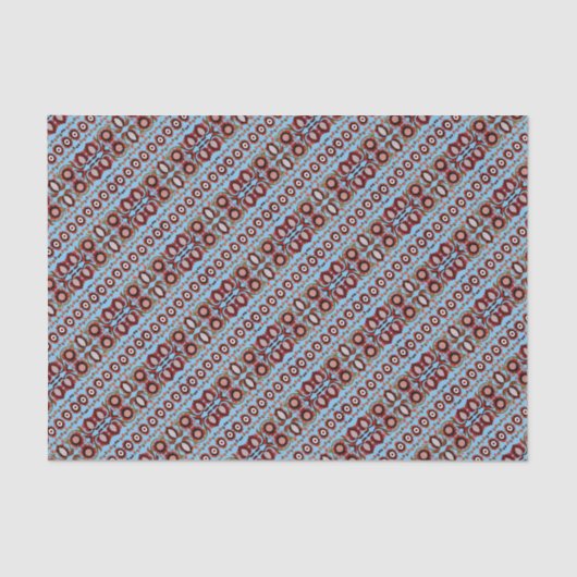 Vintage estnische Blütenkunst Seidenpapier (Vorderseite)