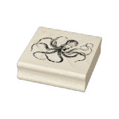 Vintage Etched Octopus Wooden Art Stamp Gummistempel (Stempel)