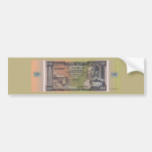 Vintage Ethiopian Birr Banknote Autoaufkleber (Vorne)