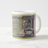 Vintage Ethiopian Birr Banknote Jumbo-Tasse (Vorderseite Rechts)