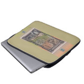 Vintage Ethiopian Birr Banknote Laptopschutzhülle (Vorne Knopf)