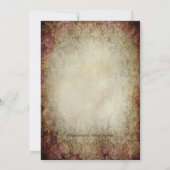 Vintage Ethnic Princess Paris Babydusche Einladung (Rückseite)