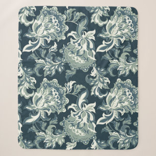 Vintage, ethnisch florale Muster. folkloristisch Sherpadecke