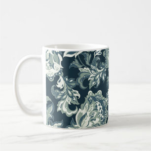 Vintage-ethnische Blumenmuster nahtlos. folklorist Kaffeetasse