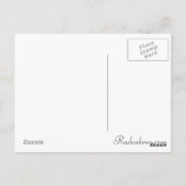 Vintage Etikett Postkarte (Rückseite)