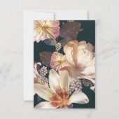 Vintage Eukalyptus-Hochzeitkarte RSVP Karte (Rückseite)