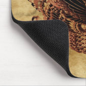 Vintage Eule Mousepad (Ecke)
