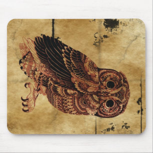 Vintage Eule Mousepad