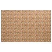 Vintage Eule - Orange Stoff (Fat Quarter (45,7 x 55,9 cm))