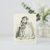 Vintage Eule Postkarte (Stehend Vorderseite)