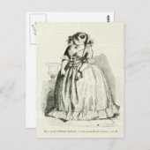 Vintage Eule Postkarte (Vorne/Hinten)