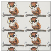 Vintage Eule Stoff (Muster)