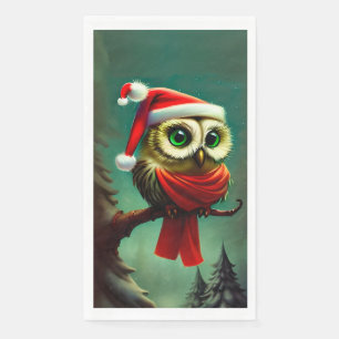 Vintage Eule Süße Rustikale Weihnachten Serviette