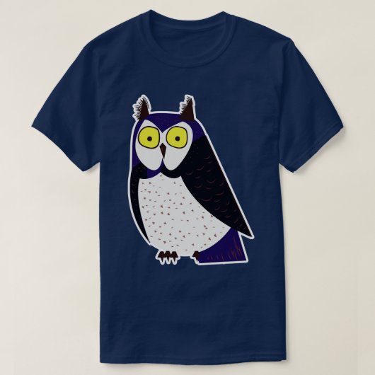 Vintage Eule T-Shirt (Design vorne)