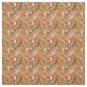 Vintage Eulen - Orange Stoff (Muster)