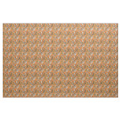 Vintage Eulen - Orange Stoff (Fat Quarter (45,7 x 55,9 cm))