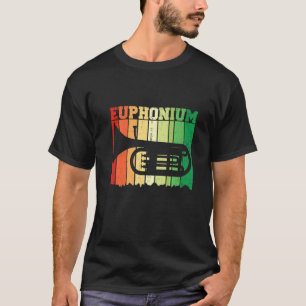 Vintage-Euphonium-Spieler Bariton-Musikinstrument T-Shirt