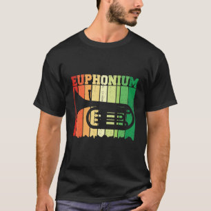 Vintage-Euphonium-Spieler Bariton-Musikinstrument T-Shirt
